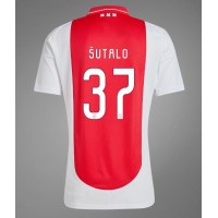 Ajax Josip Sutalo #37 Domáci futbalový dres 2024-25 Krátky Rukáv